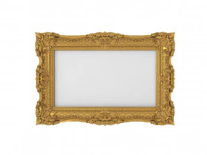 Moldura Barroca 12 Modelo 3D