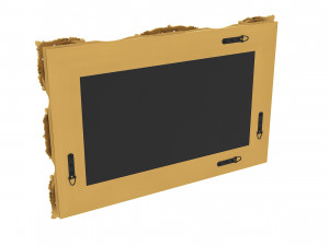 Baroque Picture Frame 12 3D Модель