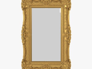 E Baroque Mirror Picture Frame 12 3D 模型