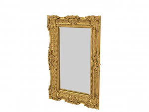 E Baroque Mirror Picture Frame 12 3D Model
