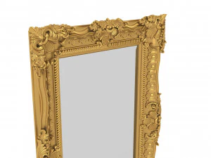 E Baroque Mirror Picture Frame 12 3D Model