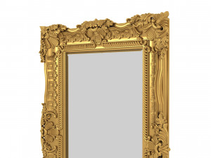 E Baroque Mirror Picture Frame 12 Model 3D