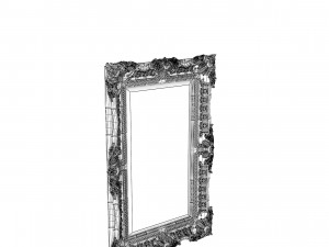 E Baroque Mirror Picture Frame 12 Model 3D