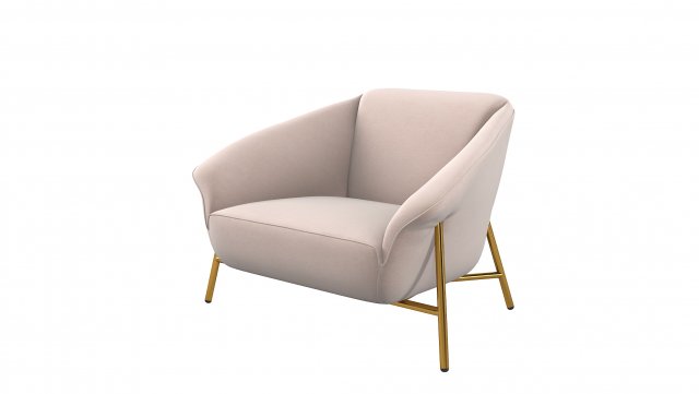 Ulivi Salotti Dora luxury Armchair v2 3D 모델 .c4d .max .obj .3ds .fbx .stl .blend 