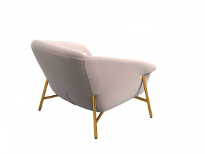 Ulivi Salotti Dora luxury Armchair v2 3D 모델