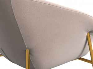 Ulivi Salotti Dora luxury Armchair v2 3D 모델