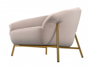 Ulivi Salotti Dora luxury Armchair v2 3D 모델