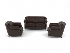 Wilson Sofa amp Chair Set 3D 模型