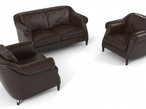 Wilson Sofa amp Chair Set Modèle 3D