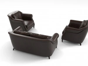 Wilson Sofa amp Chair Set 3D Model