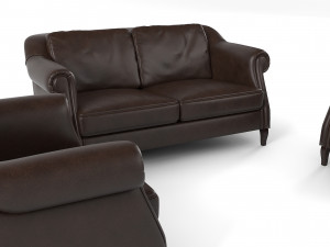 Wilson Sofa amp Chair Set Modèle 3D