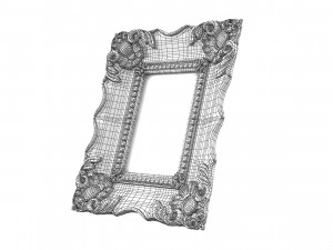 Best Baroque Photo Frame Collection 3D 모델