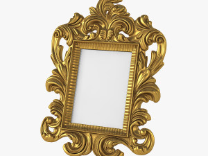 Best Baroque Photo Frame Collection 3D 모델