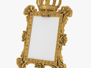 Best Baroque Photo Frame Collection 3D 모델