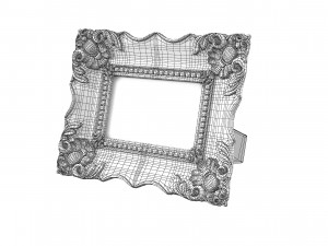 Best Baroque Photo Frame Collection 3D 모델