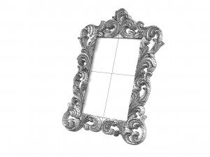 Best Baroque Photo Frame Collection 3D 모델