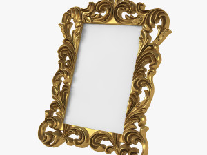 Best Baroque Photo Frame Collection 3D 모델