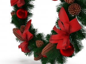 Christmas Wreath Model 3D
