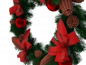 Christmas Wreath Model 3D