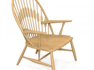 Hans Wegner Peacock Chair 3D 모델