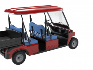 Melex Electric Vehicle 3D Model