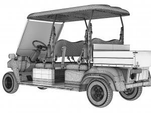 Melex Electric Vehicle 3D Model