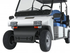Melex Passenger Electirc Vehicle 3D Model