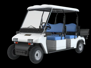 Melex Passenger Electirc Vehicle 3D Model