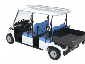 Melex Passenger Electirc Vehicle 3D Model