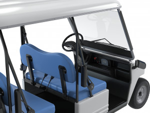 Melex Passenger Electirc Vehicle Modello 3D