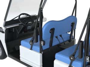 Melex Passenger Electirc Vehicle 3D Model
