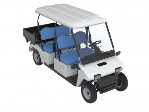 Melex Passenger Electirc Vehicle 3D Model
