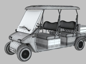 Melex Passenger Electirc Vehicle Modello 3D