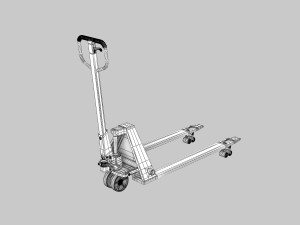 Hydraulic Hand Pallet Truck 3D Modell