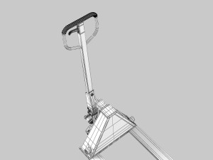 Hydraulic Hand Pallet Truck 3D Modell