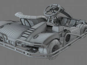 Rimo Evo6 Kart 3D Model