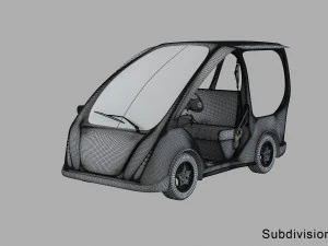 Automobile di concetto di golf Modello 3D