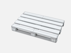Wooden Pallet 3D 模型