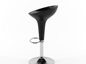 Tetchair nail round bar chair 3D 模型