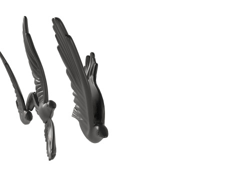 Decorative birds sculptures 3D Model