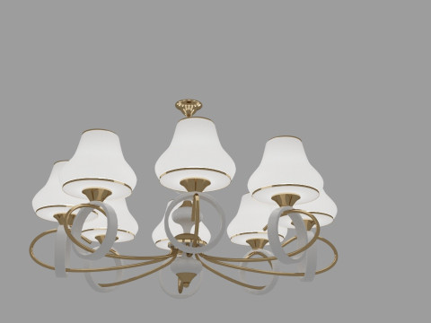 Arte Milano Florentia-2387 302387 chandelier 3D Модель