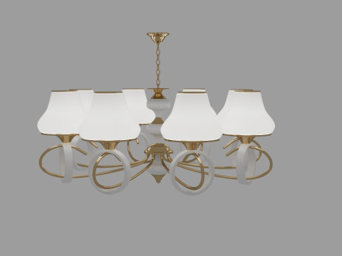 Arte Milano Florentia-2387 302387 chandelier 3D Model