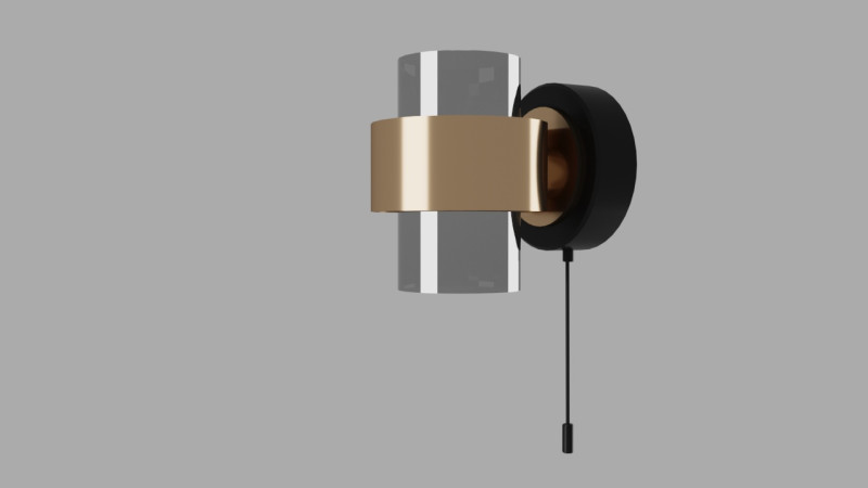 Eurosvet Arcada 70127 wall lamp Modelo 3D .c4d .max .obj .3ds .fbx .stl .blend 