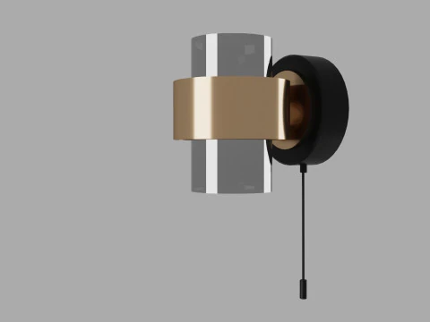 Candeeiro de parede Eurosvet Arcada 70127 Modelo 3D