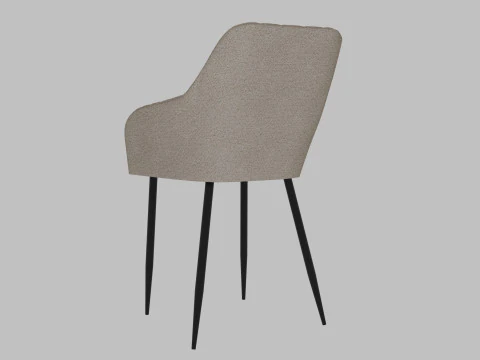 Woodville slam side chair 3D Model