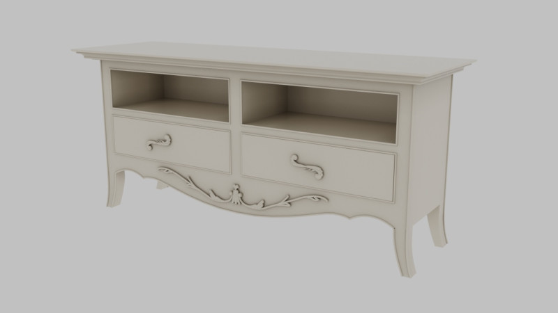 Inlavka Avinyon commode 3D Model .c4d .max .obj .3ds .fbx .stl .blend 