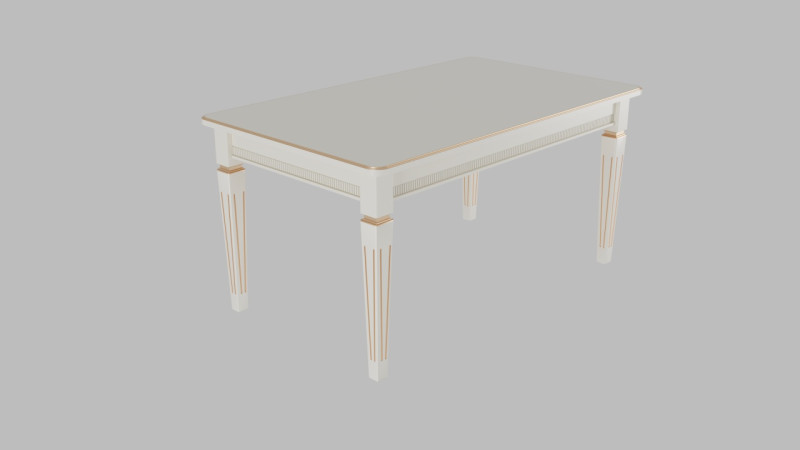 Mebelik 5481 Dining Table Modello 3D .c4d .max .obj .3ds .fbx .stl .blend