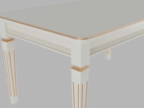 Mebelik 5481 Dining Table Modello 3D