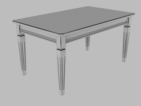 Mebelik 5481 Dining Table Modello 3D
