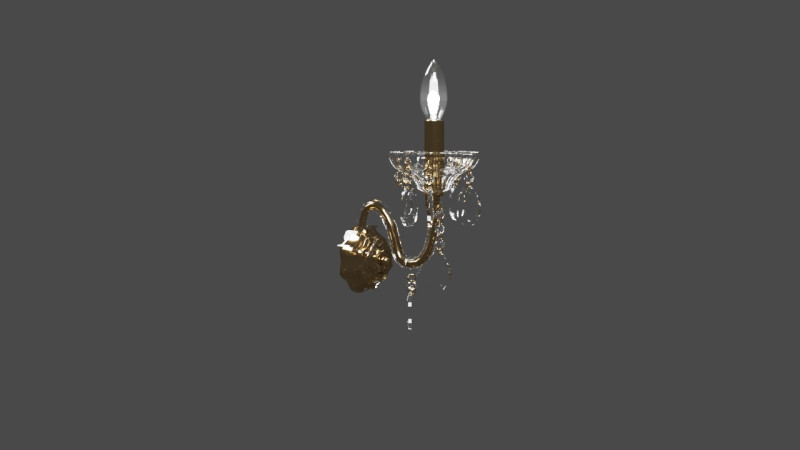 AmbrellalightTR4911 classic traditional wall lamp 3D 模型 .c4d .max .obj .3ds .fbx .stl .blend 